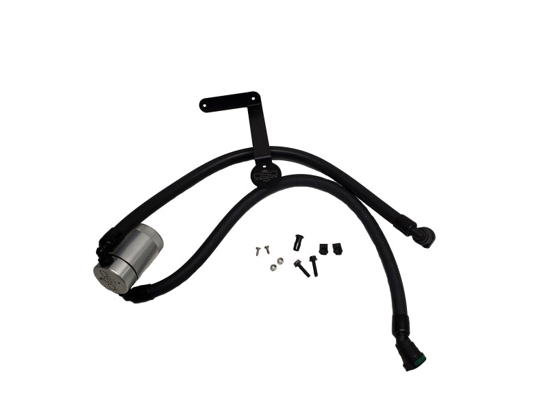 J&L JLT3016P-C 3.0 Passenger-Side Oil Separator for 2011–2026 Ford F-150 5.0L, Clear Anodized