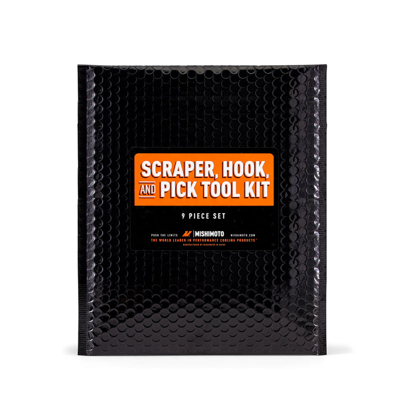 Mishimoto 9-Piece Pick, Hook, and Scraper Tool Set – Automotive Hand Tools for Gasket Removal and More