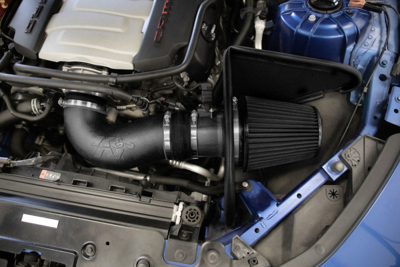 K&N Engineering 16-23 Chevrolet Camaro SS 6.2L V8 F/I DryFlow Performance Air Intake System