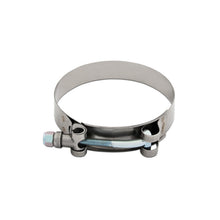 Load image into Gallery viewer, Mishimoto 4 Inch Stainless Steel T-Bolt Clamp - Heavy-Duty Hose and Pipe Securement