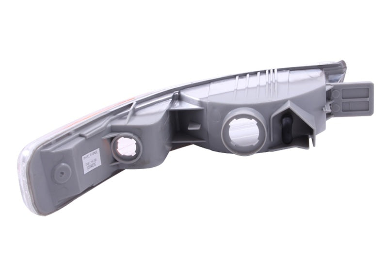 ANZO 1998-2001 Acura Integra Euro Parking Lights with Clear Lens, Chrome Housing, and Amber Reflector