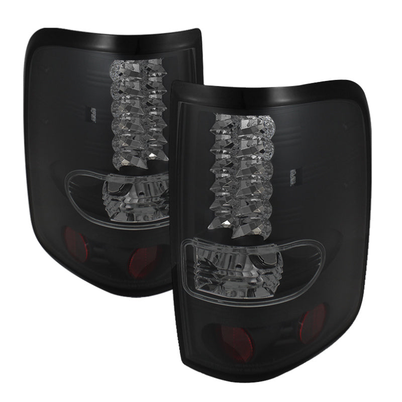SPYDER LED Tail Lights for Ford F-150 (2004-2008) Black Smoke - Part No. SPY5078131
