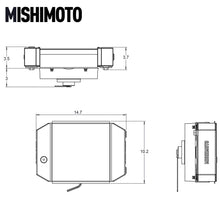 Load image into Gallery viewer, Mishimoto Universal Drag Race Performance Aluminum Radiator – Black