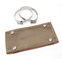 Load image into Gallery viewer, DEI Titanium Pipe Shield with Stainless Steel Clamps - 4x8 Inches for High-Temperature Exhaust Protection