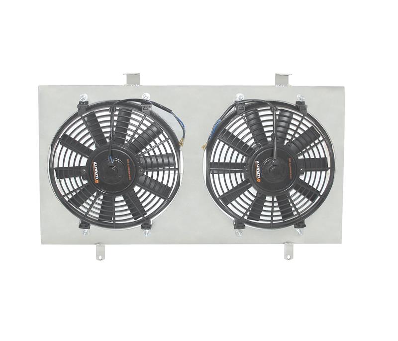 Mishimoto Nissan 240SX S13 Aluminum Fan Shroud Kit with Dual 10-Inch Electric Fans