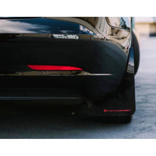 Load image into Gallery viewer, Rally Armor 17-23 Tesla Model 3 Black UR Mud Flap with Blue Logo - Durable Polyurethane Protection
