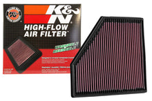 Load image into Gallery viewer, K&amp;N Replacement Air Filter for 2015-2017 BMW 3 Series 2.0L - Part Number KNn33-3051