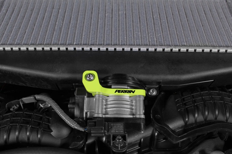 Perrin Performance Neon Yellow Turbo TMIC Bracket for Subaru WRX, Ascent, Outback & Legacy (Part Number: perPSP-ITR-331NY)