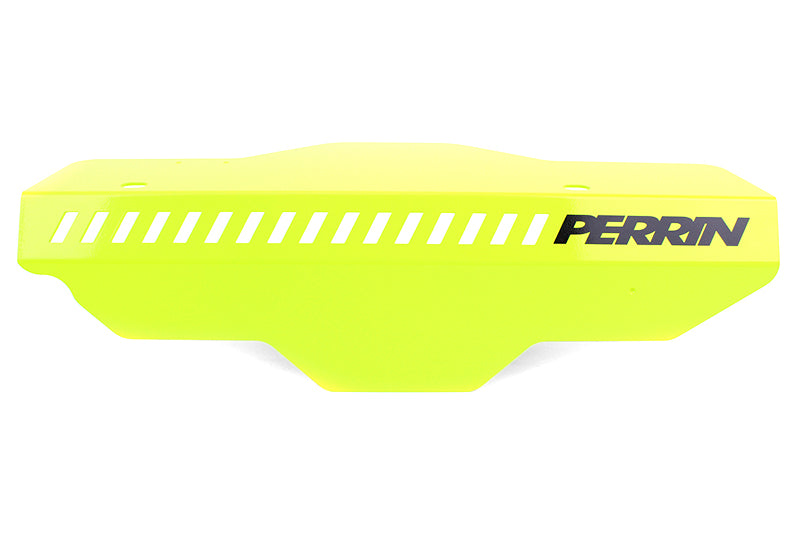 Perrin Performance Neon Yellow Pulley Cover for Subaru WRX, STI, and Impreza (2002-2014 WRX, 2004-2021 STI, 2008-2011 Impreza) - Part Number PSP-ENG-150NY