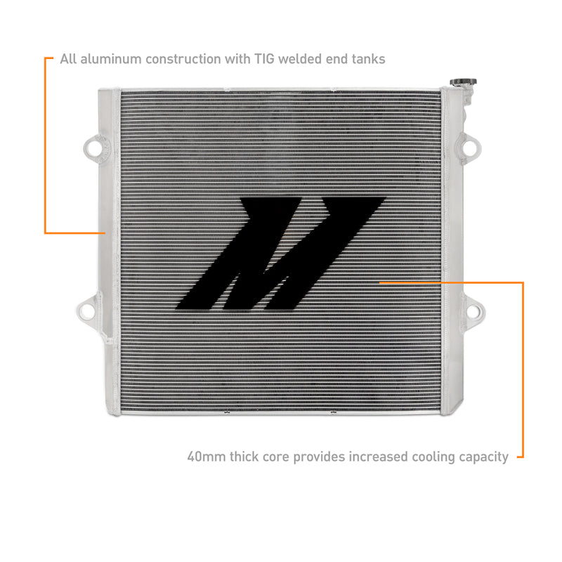 Mishimoto Performance Aluminum Radiator for 2010-2023 Lexus GX460 4.6L, Part MM-RAD-GX460-10