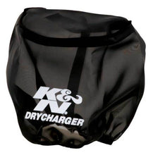 Load image into Gallery viewer, K&amp;N Engineering Drycharger Air Filter Wrap for 6.5-inch Base ID and 4.5-inch Top ID Filters - Part Number KNNRU-5147DK