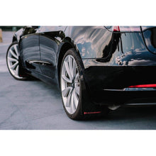 Load image into Gallery viewer, Rally Armor UR Series Mud Flaps for Tesla Model 3 (2017-2023) – Black with Red Logo