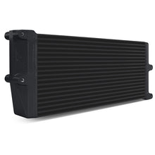 Load image into Gallery viewer, Mishimoto Heavy-Duty Oil Cooler - 17-inch Core with Opposite-Side Outlets, Black
