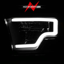 Load image into Gallery viewer, ANZO 2009-2020 Dodge Ram 1500 Full LED Square Projector Headlights with Black Housing and Clear Lens