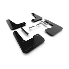 Rally Armor 2024-25 Hyundai Elantra N/N Line Black Urethane Mud Flaps with Grey Logo