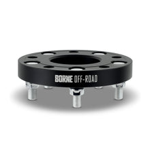 Load image into Gallery viewer, Mishimoto Wheel Spacers, 5x139.7 Bolt Pattern, 77.8mm Hub-Centric, 1/2-20 Thread, Black - misBNWS-016-381BK