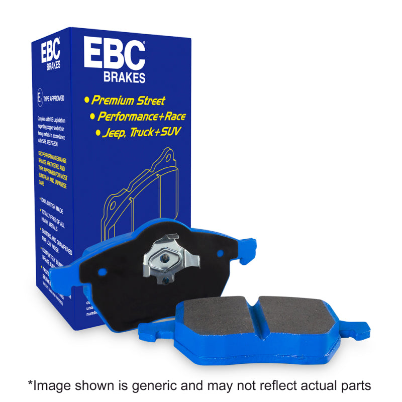EBC DP53111NDX Bluestuff NDX Rear Brake Pads for 2020+ Chevrolet Corvette C8 Stingray 6.2L