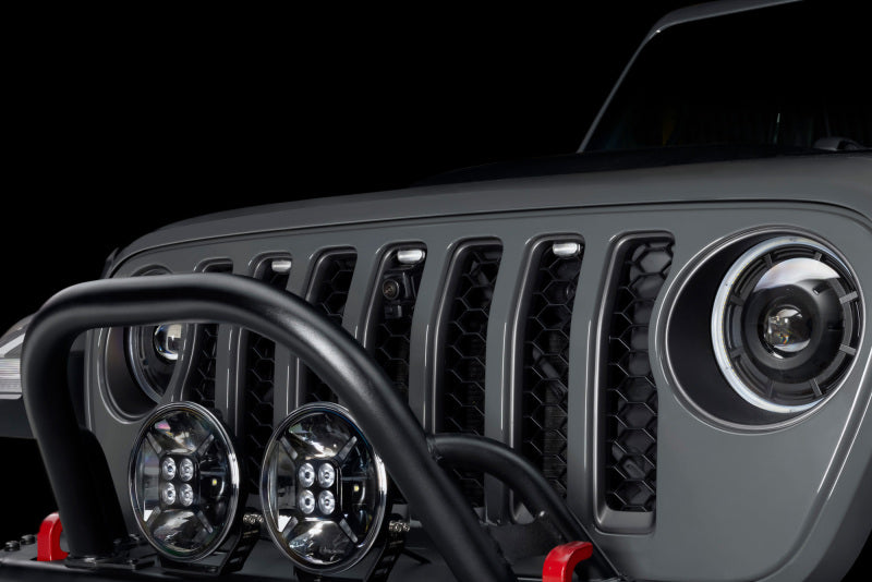 Oracle Lighting Universal Pre-Runner Style LED Grill Light Kit (New Style) - Amber with Clear Lens for Jeep Wrangler