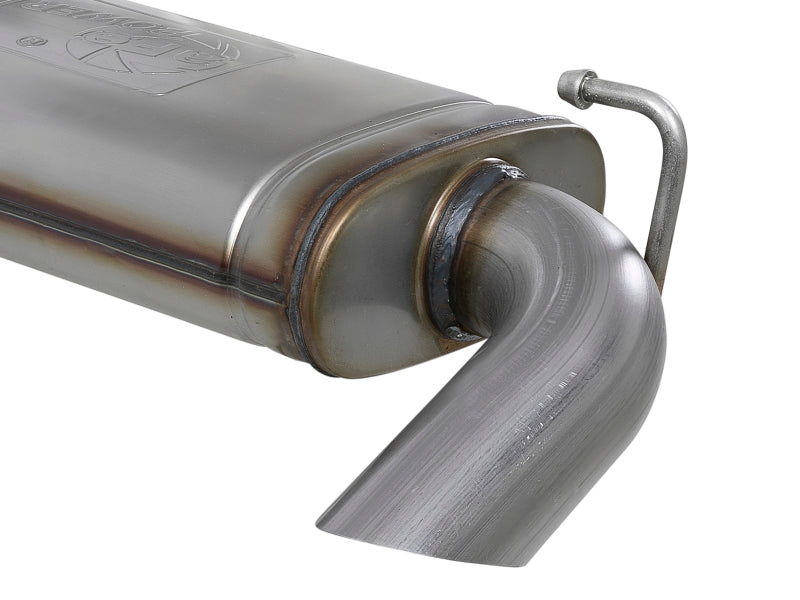 aFe MACH Force-Xp Hi-Tuck 3-Inch Axle-Back Exhaust System for Jeep Wrangler JL 2018-2020 with 2.0L/3.6L Engines