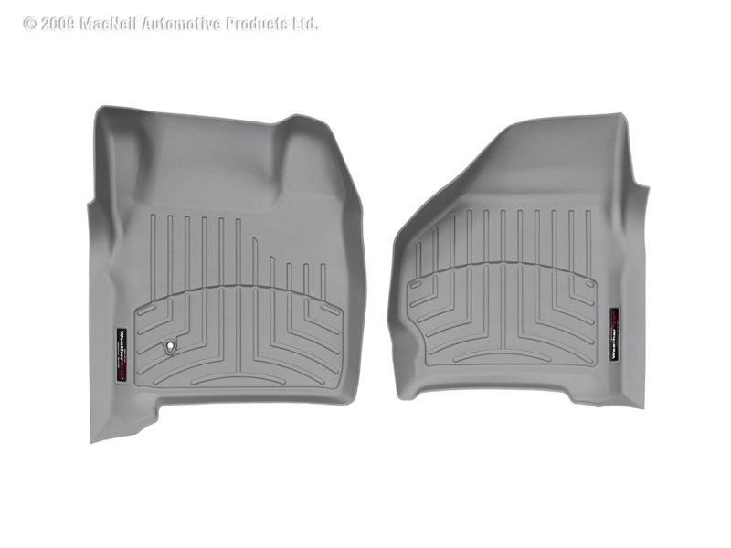 WeatherTech DigitalFit Front FloorLiner for 2006-2007 Ford F-250 and F-350 Super Duty Crew Cab in Gray