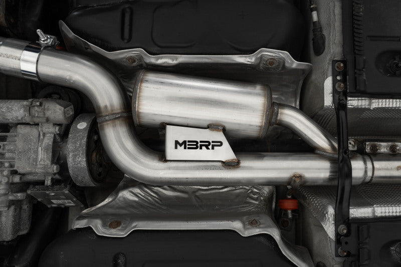 MBRP Armor Pro Series Cat-Back Exhaust System for 2017-2019 Volkswagen Golf SportWagen and Alltrack – 3 Inch Diameter with Dual 2.5 Inch Tips