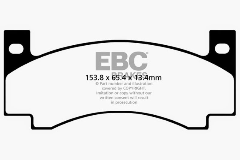 EBC Greenstuff 2000 Series Sport Brake Pads for Dodge B300 Van and AMC Ambassador * Part No. ebcDP21176
