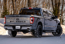 Load image into Gallery viewer, MBRP Armor Pro Series 3-Inch Cat Back Exhaust System with Dual Rear Exit and Carbon Fiber Tips for Ford F-150 (2021-2022)