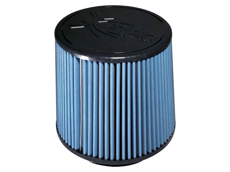 Injen NanoWeb Dry Air Filter 6-inch Base ID, 8.5-inch Tall, 7-inch Top OD - Part Number injX-1101-BB
