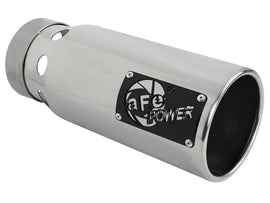 aFe Saturn 4S Stainless Steel Intercooled Exhaust Tip - Polished 4 in Inlet x 5 in Outlet x 12 in Length