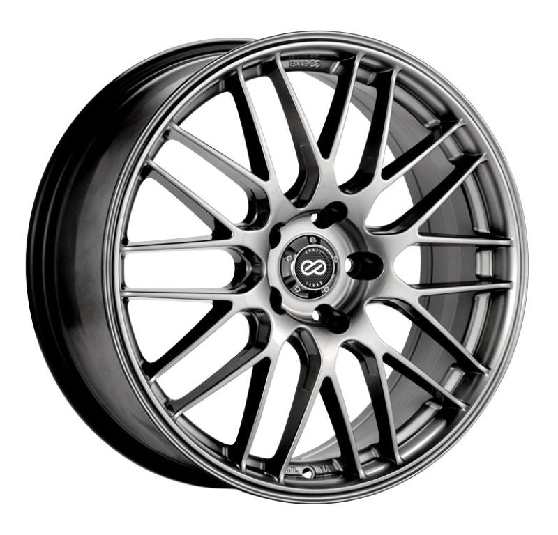 Enkei EKM3 17x7 Inch Hyper Silver Alloy Wheel - 5x114.3 Bolt Pattern, 38mm Offset, 72.6mm Bore Diameter