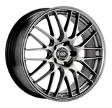 Enkei EKM3 17x7 Inch Hyper Silver Alloy Wheel - 5x114.3 Bolt Pattern, 38mm Offset, 72.6mm Bore Diameter