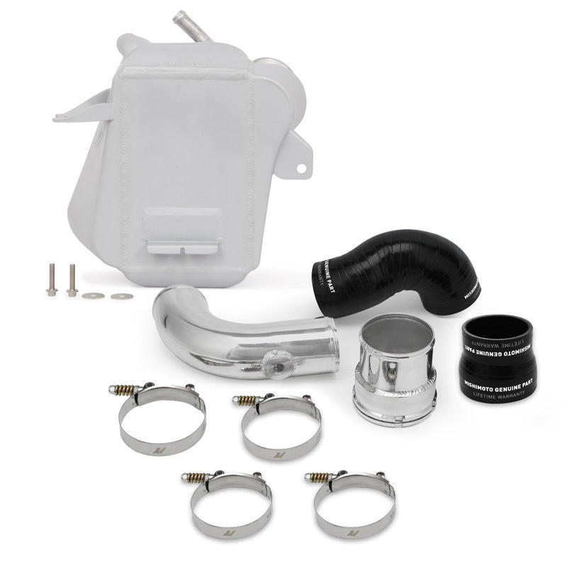 Mishimoto 2017+ Ford 6.7L Powerstroke Air-to-Water Intercooler - Micro-Wrinkle Silver