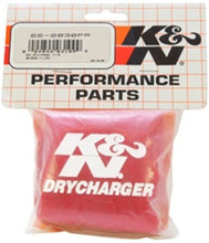 Load image into Gallery viewer, K&amp;N Engineering Red Drycharger 5.25in x 3in Round Tapered Air Filter Wrap for Polaris SL Series and SLT Models