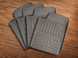 WeatherTech Wet8AFLCST4 Black Drink Coasters Set of 4 * Protective, Non-Slip Surface Protectors