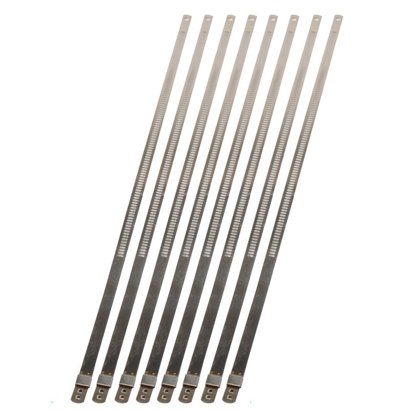 DEI Stainless Steel Positive Locking Tie 1/4 inch x 9 inch - Pack of 8