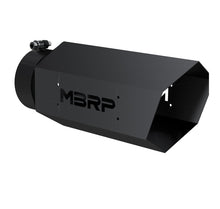 Load image into Gallery viewer, MBRP Universal Hex Exhaust Tip 5 Inch Inlet, 16 Inch Length, Black Coated - Part #mbrpT5167BLK