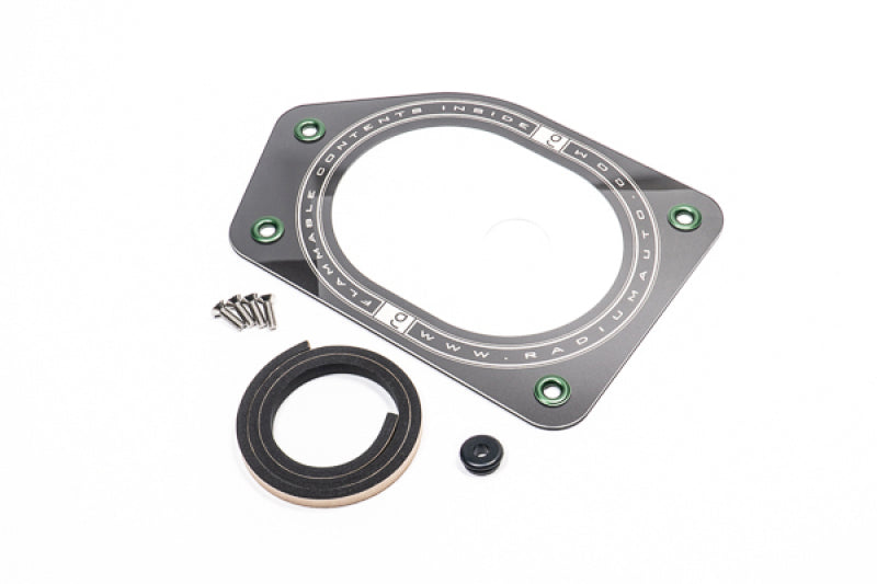 Radium Engineering Mazda FD RX-7 Fuel Pump Access Cover - Clear Fuel Tank Cover for 1993-1995 Mazda RX-7