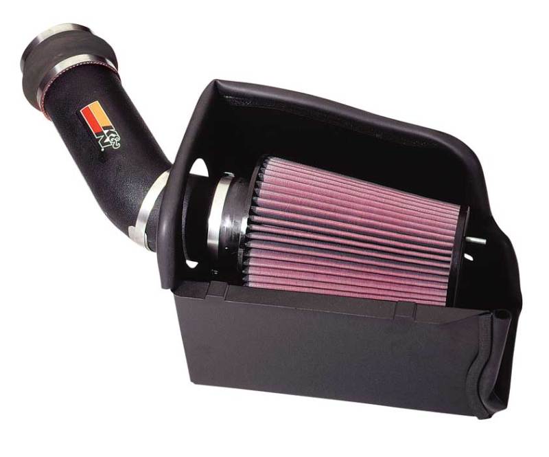 K&N Engineering 94-97 Ford F-Series Super Duty V8-7.3L Performance Intake Kit with HDPE Rotomolded Tube and High-Flow Filter
