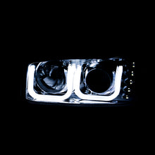 Load image into Gallery viewer, ANZO 1999-2006 GMC Sierra 1500 Projector Headlights with U-Bar, Black Housing, Clear Lens, Pair