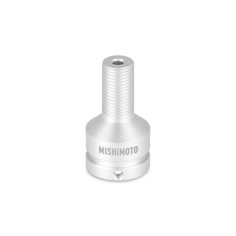 Mishimoto Non-Threaded Shifter Adapter Kit for BMW – Silver Aluminum, Part Number misMMSK-ADAP-BMWSL