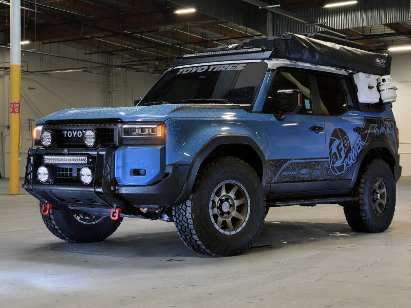 aFe Terra Guard Bull Bar for Toyota Land Cruiser J250 2024-2025 * Heavy-Duty Steel Protection and Recovery Ready