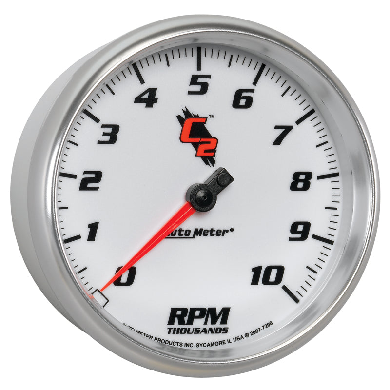 AutoMeter C2 5 Inch 10,000 RPM In-Dash Tachometer for High-Performance Vehicles