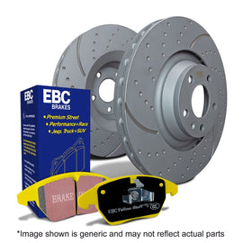 EBC S5 Brake Pad and Rotor Kit for 2018-2019 Honda Accord * High Performance Street Brake Upgrade