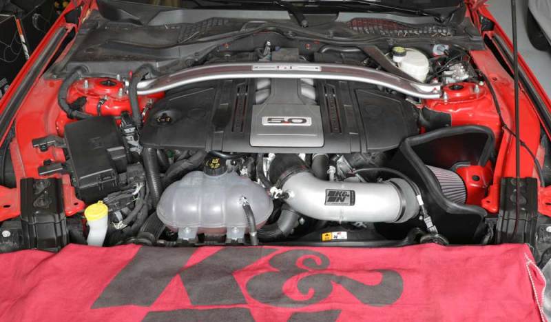 K&N Engineering Cold Air Intake System for 2018-2022 Ford Mustang GT V8 5.0L - Part Number: knn69-3540TP