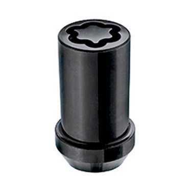 McGard Black Tuner Style Cone Seat Wheel Lock Set M14 x 1.5 Thread - 4 Pack