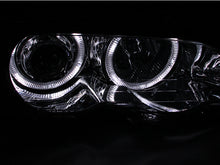 Load image into Gallery viewer, ANZO 2000-2003 BMW 3 Series E46 Projector Headlights with Halo, Chrome Housing, Pair