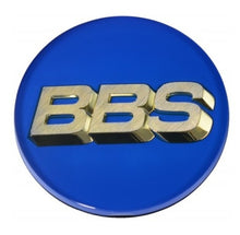 Load image into Gallery viewer, BBS Center Cap 70.6mm Blue and Gold for Automotive Wheels - Part #bbs56.24.132