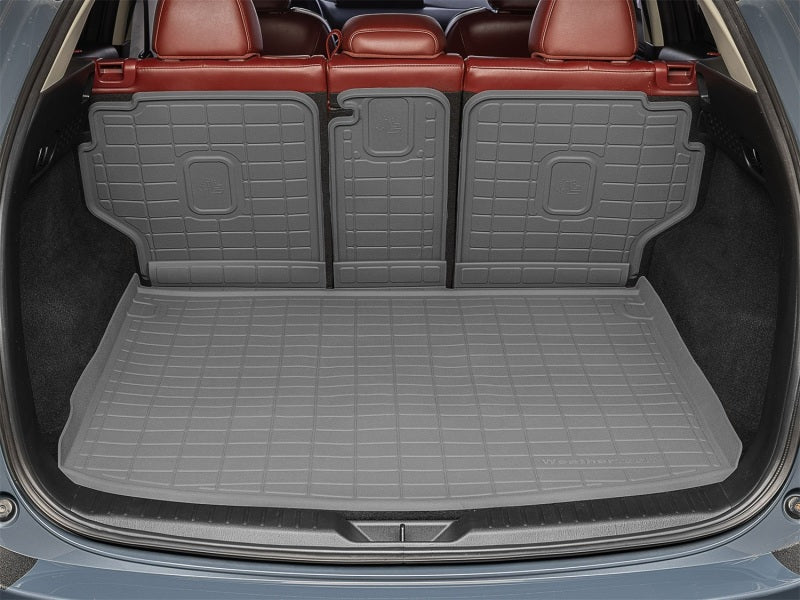 WeatherTech SeatBack Cargo Liner HP for 2022-2024 Mazda CX-5, Behind 2nd Row, Gray - Part Number wet421578IM