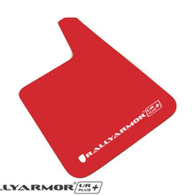 Load image into Gallery viewer, Rally Armor Universal Fit UR Plus Red Mud Flap with White Logo - Durable Polyurethane Construction