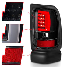 Load image into Gallery viewer, ANZO 1994-2001 Dodge Ram LED Tail Light Assembly with Clear Lens and Black Housing